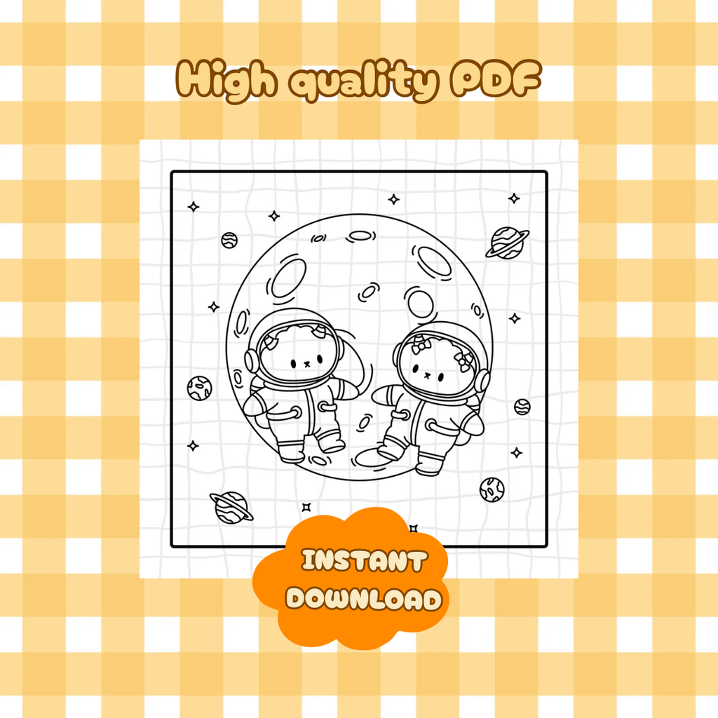 **DIGITAL PRODUCT** - Cutie Monsters Volume 1 - Full Coloring Book