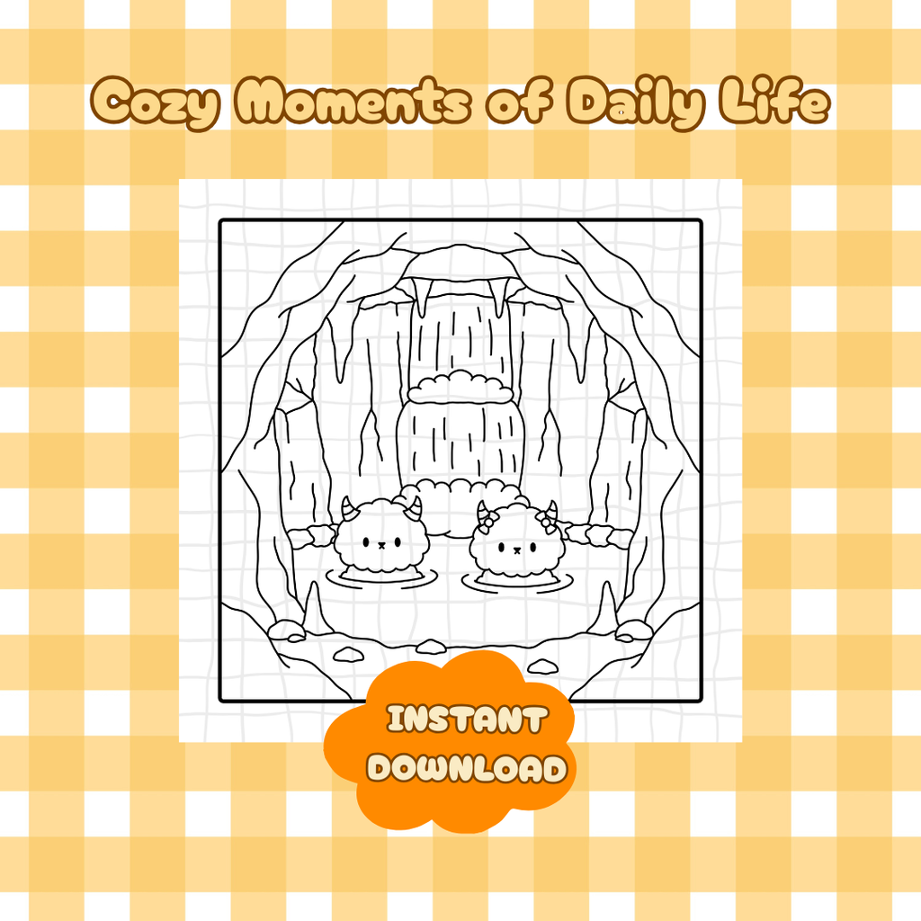 **DIGITAL PRODUCT** - Cutie Monsters Volume 1 - Full Coloring Book