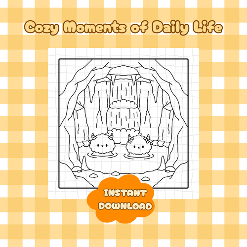 **DIGITAL PRODUCT** - Cutie Monsters Volume 1 - Full Coloring Book