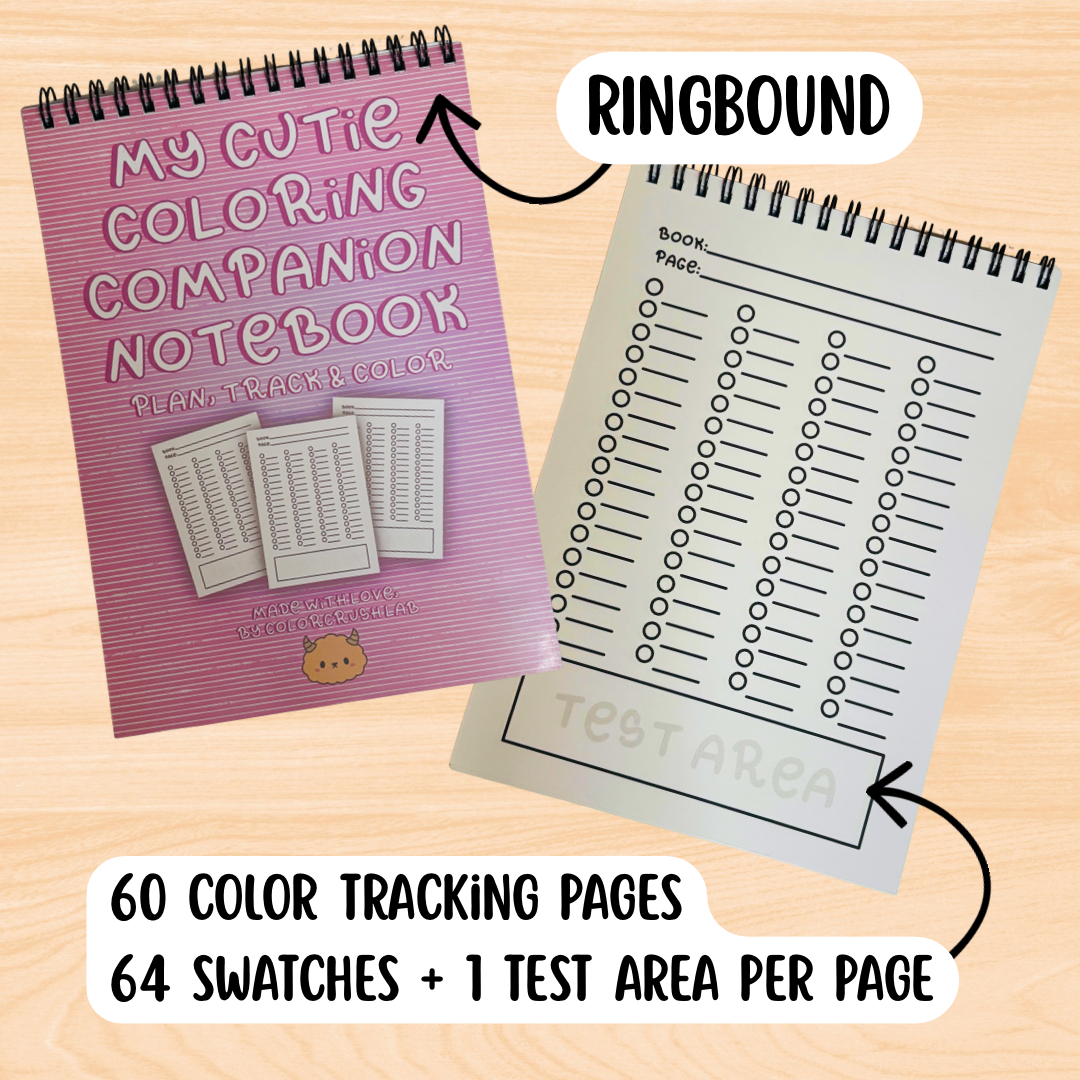 My Cutie Coloring Companion Notebook (A5)